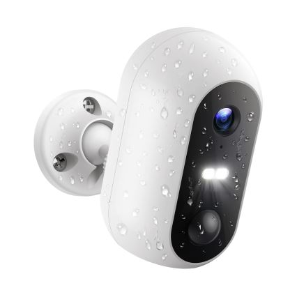 Câmara IP inteligente para exterior com painel solar 1080p Full HD 9600 mAh IP54 Wi-Fi Tuya