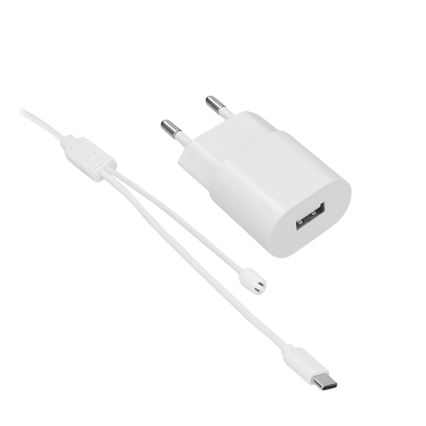 Câmara inteligente com despertador, termómetro e luz LED 1296p 3Mpx 5V Wi-Fi Tuya IP65