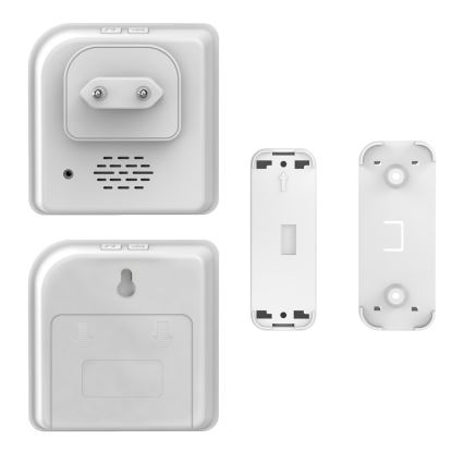 CONJUNTO 2x Campainha sem fios 230V/3xAAA IP56 branco