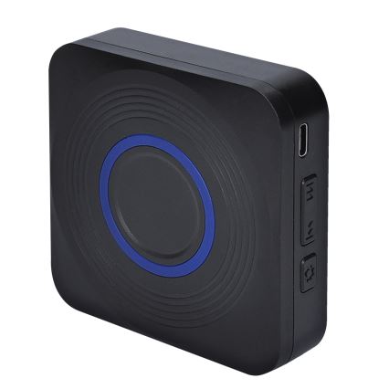 Campainha sem fios alimentada a pilhas 3V/3xAAA IP56 preto