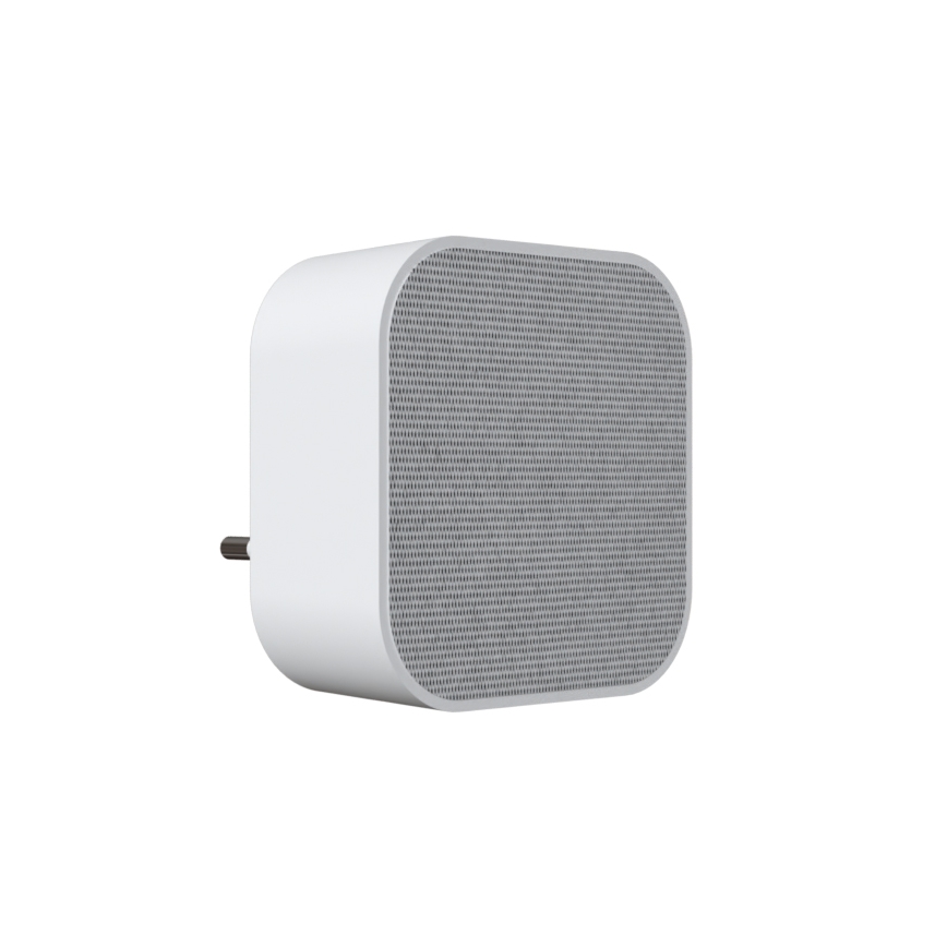 Campainha Sem Fios Plug-in 230V + 2x botão 2xCR2032 IP44 branco