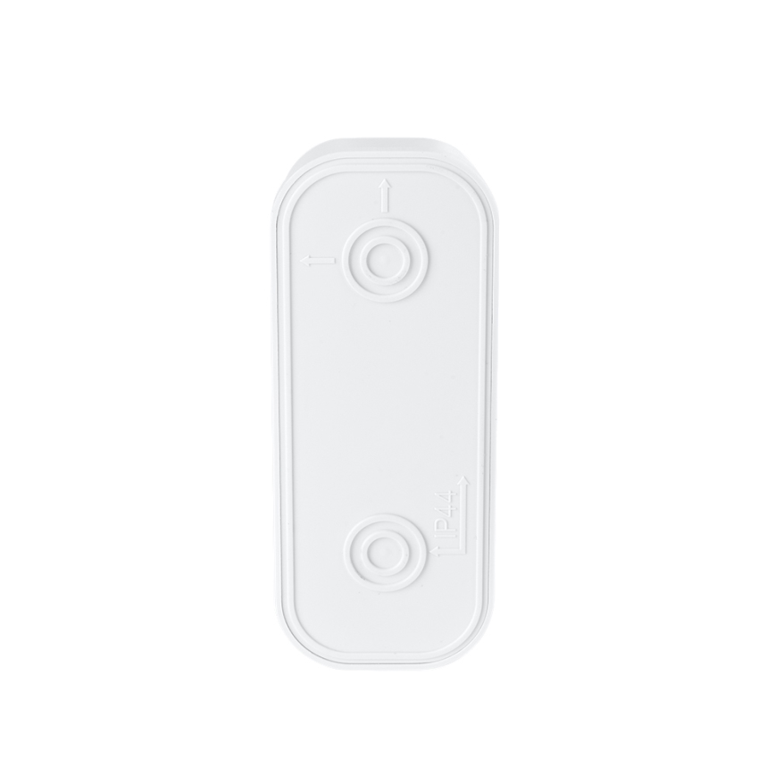 Campainha Sem Fios Plug-in 230V + 2x botão 2xCR2032 IP44 branco