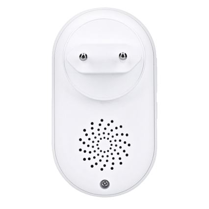 Campainha Sem Fios Plug-in 230V/1xCR2032 IP56 branco