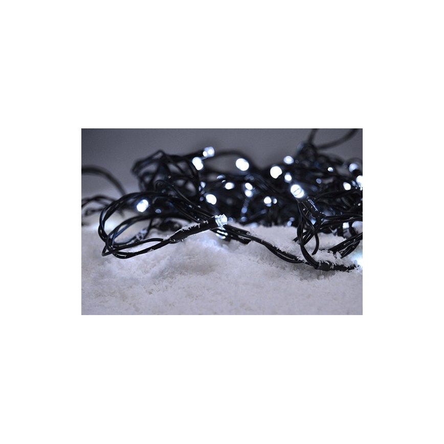 Corrente exterior de Natal LED 300xLED/8 funções 35m IP44 branco frio