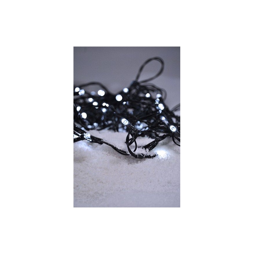 Corrente exterior de Natal LED 300xLED/8 funções 35m IP44 branco frio