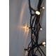 Corrente exterior de Natal LED 200xLED/8 funções 15m IP44 branco quente