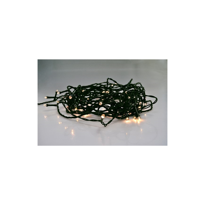 Corrente exterior de Natal LED 400xLED/8 funções 25 m IP44 branco quente