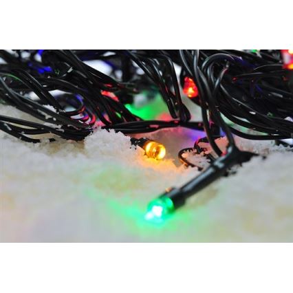 Guirlanda LED para exterior, 100 LEDs, 8 modos, 13 m, IP44, multicolorido