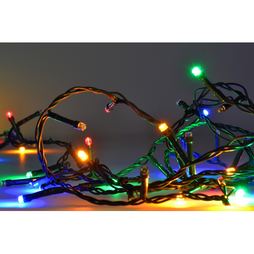 Cadeia de luzes LED exterior para Natal 400xLED/8 funções 25m Wi-Fi Tuya IP44 multicolorido/branco quente