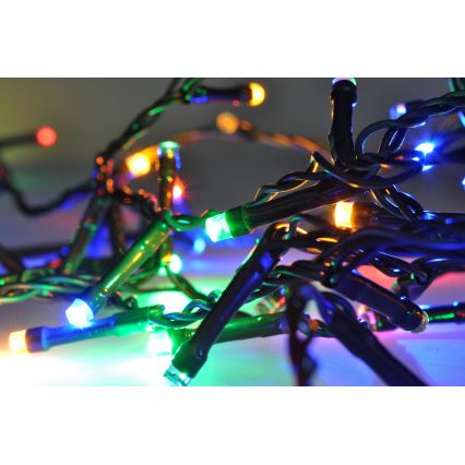 Cadeia de luzes LED exterior para Natal 400xLED/8 funções 25m Wi-Fi Tuya IP44 multicolorido/branco quente