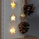 Decoração de Natal LED 10xLED/2xAA árvore