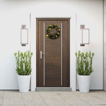 Grinalda exterior de Natal LED 15xLED/3xAA IP44