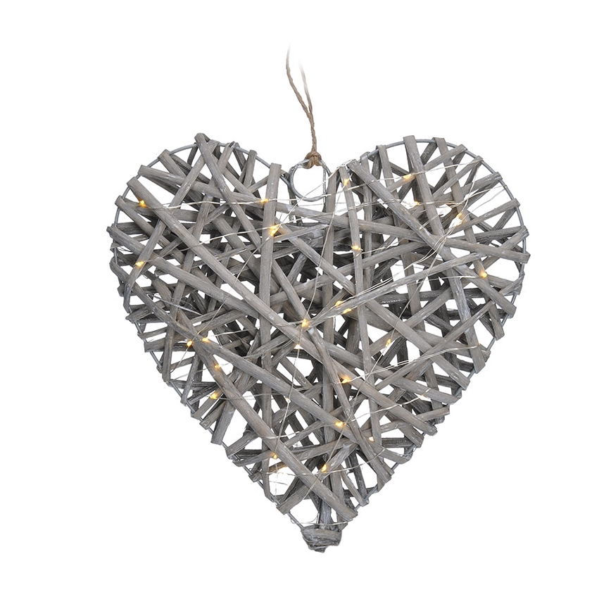 Decoração de Natal LED LED/2xAA vime