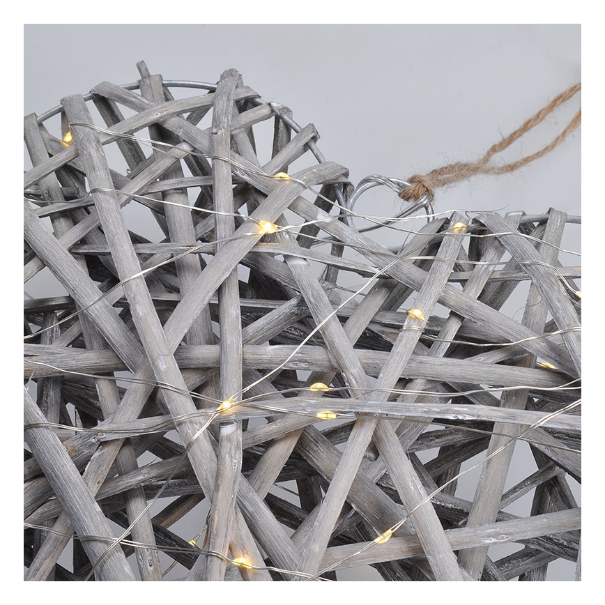 Decoração de Natal LED LED/2xAA vime