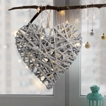 Decoração de Natal LED LED/2xAA vime