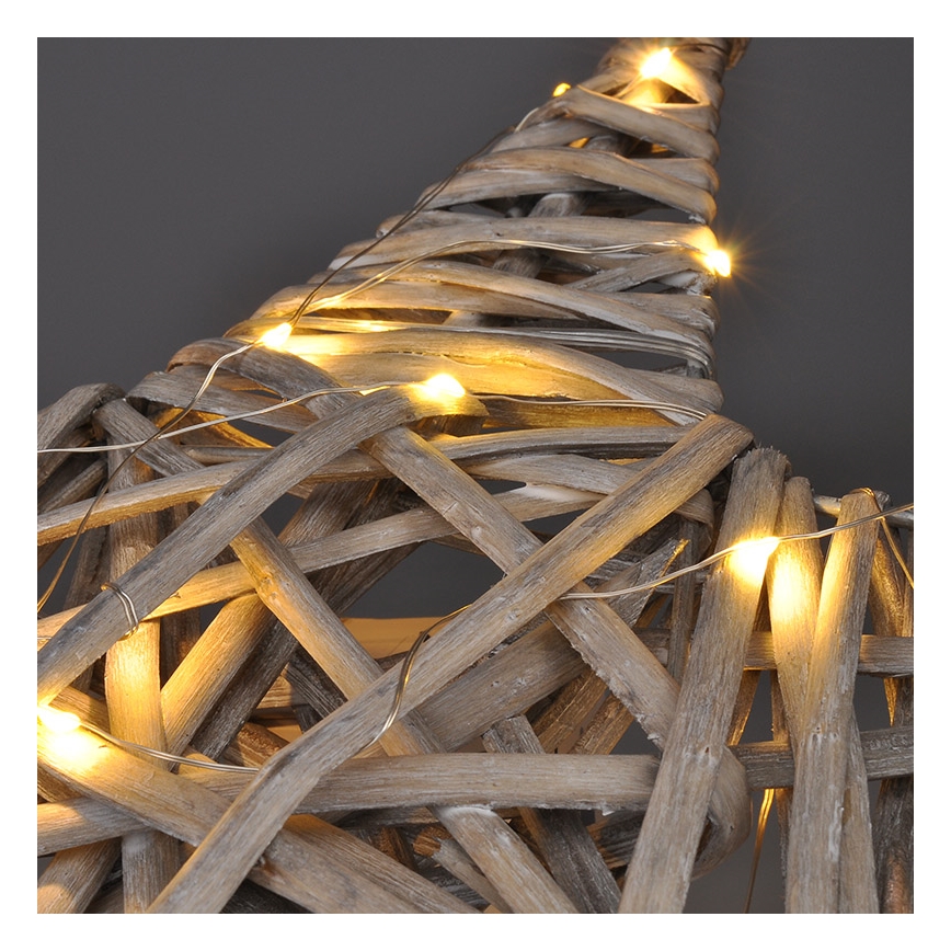 Decoração de Natal LED LED/2xAA vime