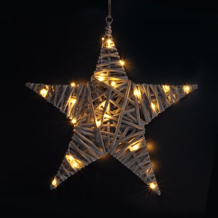 Decoração de Natal LED LED/2xAA vime