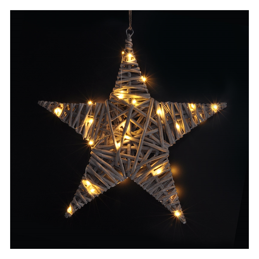 Decoração de Natal LED LED/2xAA vime