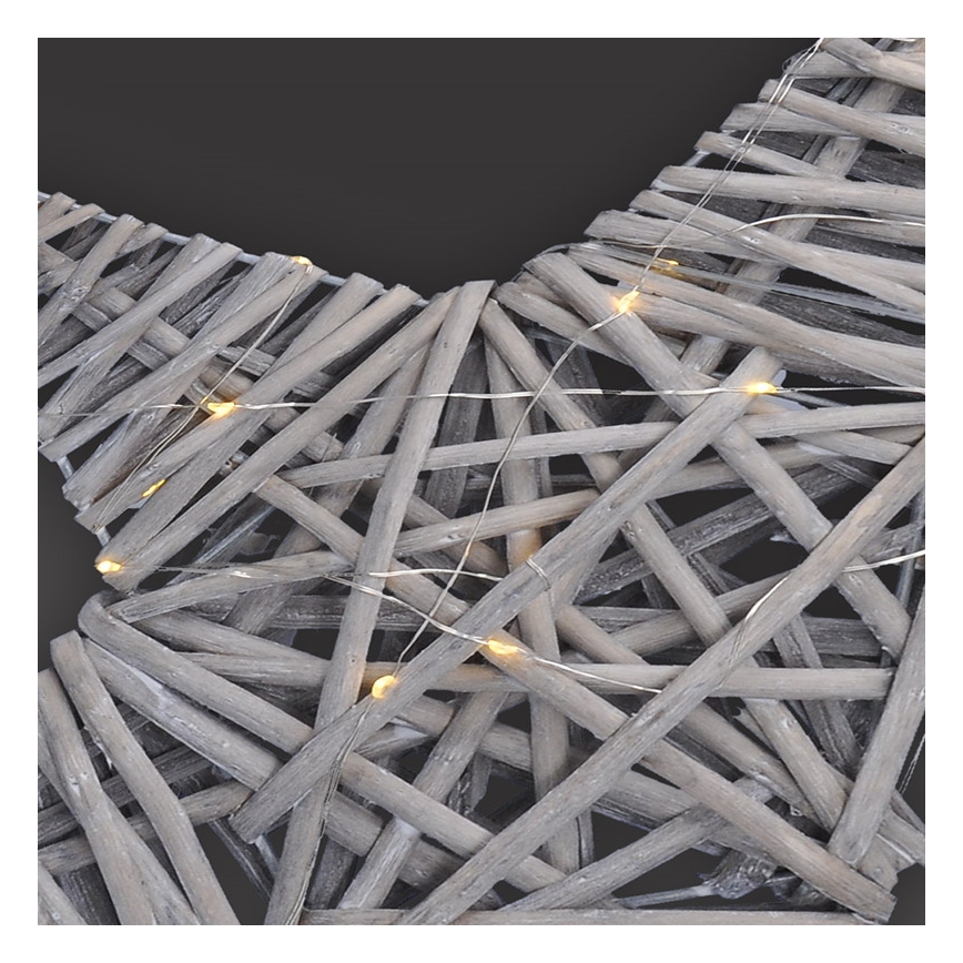 Decoração de Natal LED LED/2xAA vime