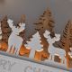 Decoração de Natal LED LED/2xAA floresta com veados