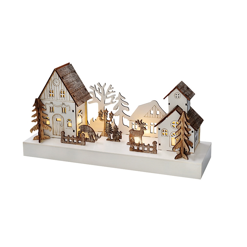 Decoração de Natal LED LED/2xAA branco quente