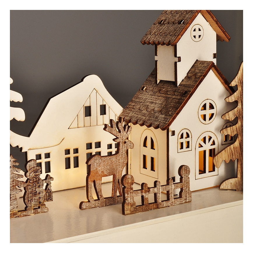 Decoração de Natal LED LED/2xAA branco quente