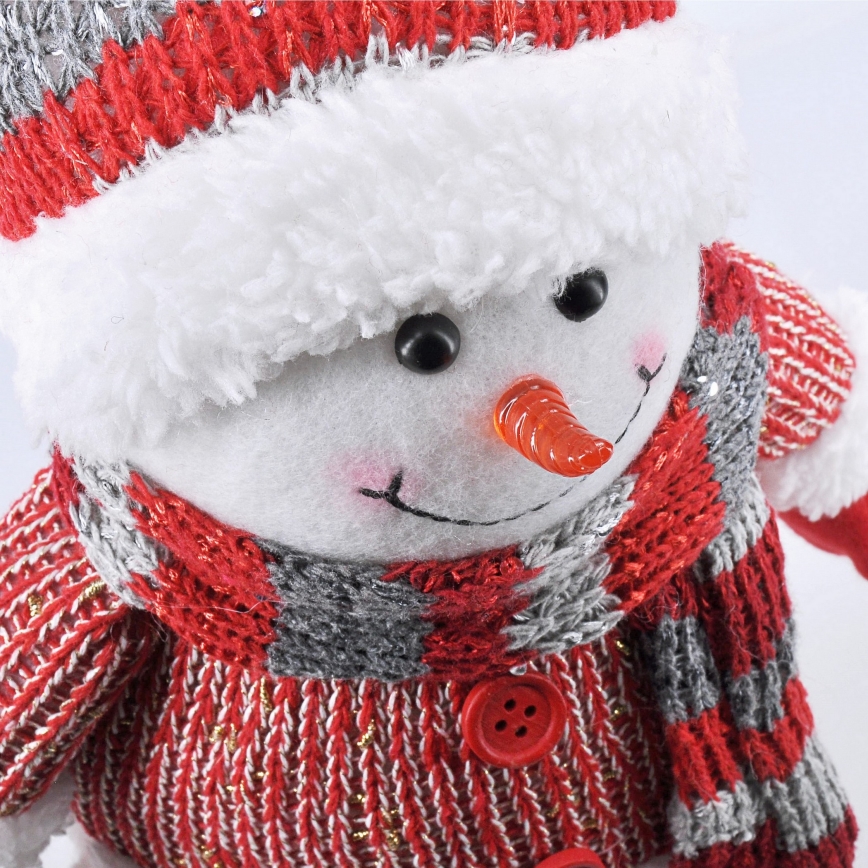 Decoração de Natal LED LED/3xAA boneco de neve