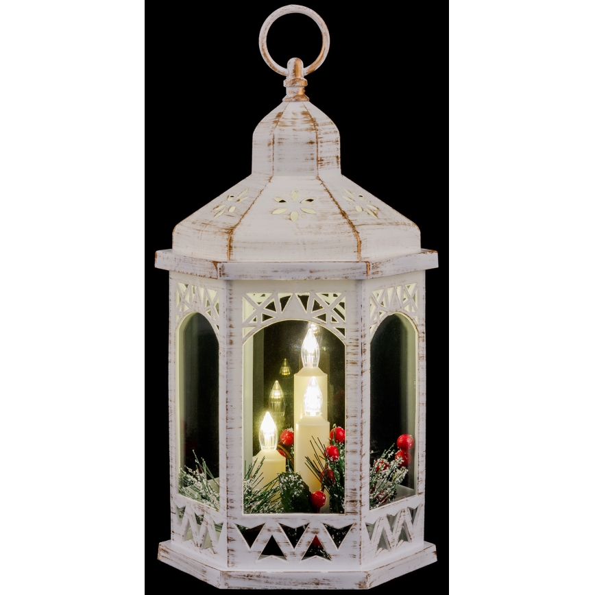 Decoração de Natal LED 3xLED/3xAAA lanterna