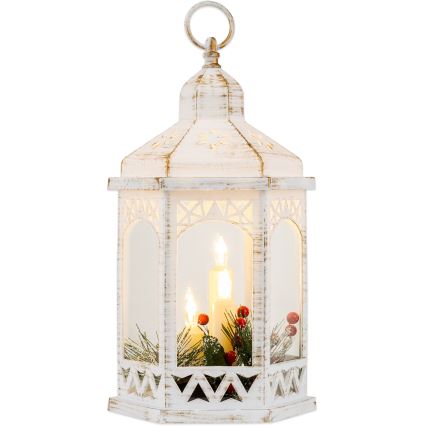 Decoração de Natal LED 3xLED/3xAAA lanterna