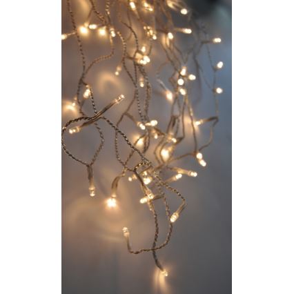 LED Cortina luminosa de Natal para exterior 120xLED/230V 3 m IP44
