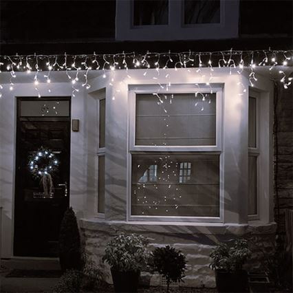 LED Cortina luminosa de Natal para exterior 120xLED/230V 3 m IP44