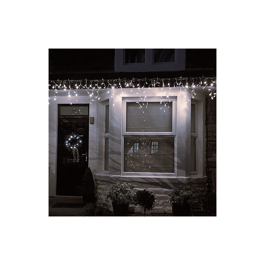 LED Cortina luminosa de Natal para exterior 120xLED/230V 3 m IP44