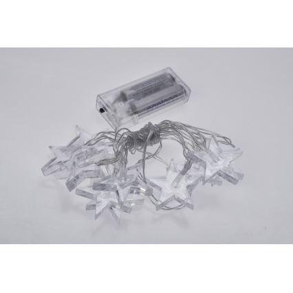 Guirlanda LED 10xLED/2xAA 2,5m azul