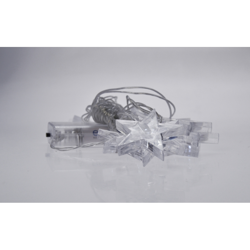 Guirlanda LED 10xLED/2xAA 2,5m azul