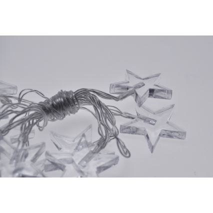 Guirlanda LED 10xLED/2xAA 2,5m azul