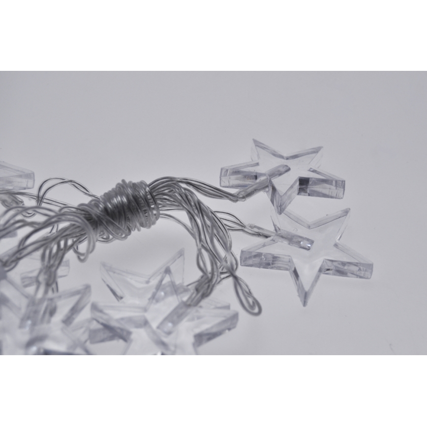 Cadeia de Luzes LED de Natal 10xLED/2xAA 2,5m azul