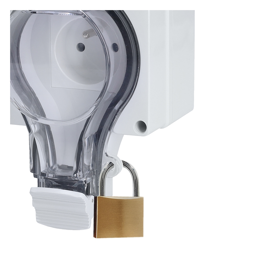 Tomada para ambientes húmidos com interruptor 230V/16A IP66