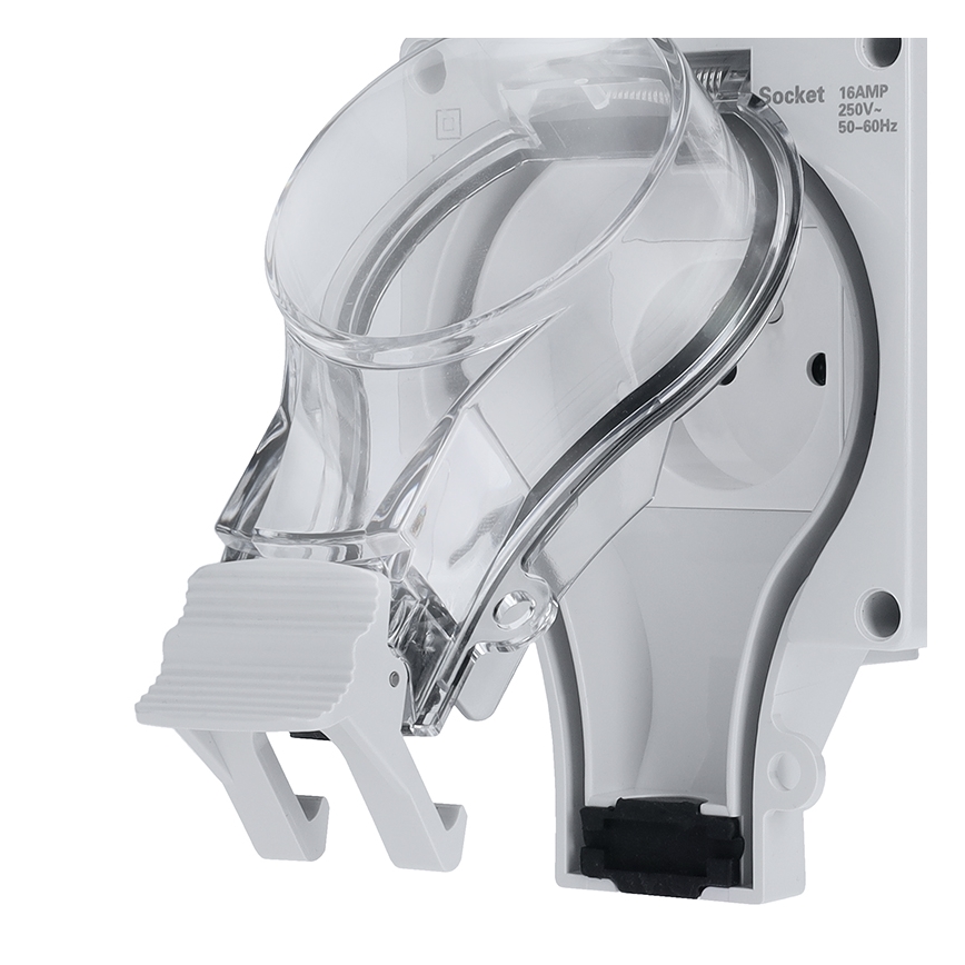 Tomada para ambientes húmidos com interruptor 230V/16A IP66