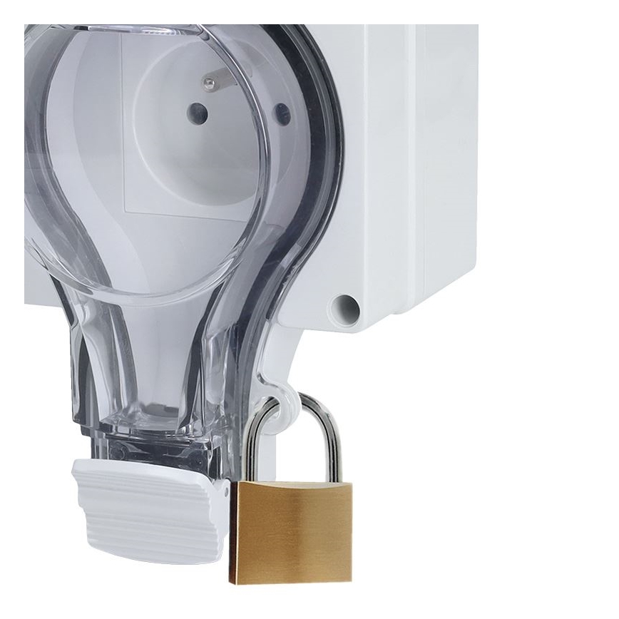 Tomada dupla para ambientes húmidos 230V/16A IP66