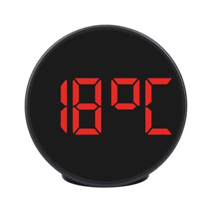 Relógio digital com alarme — alimentação 5 V ou 3x pilhas AAA