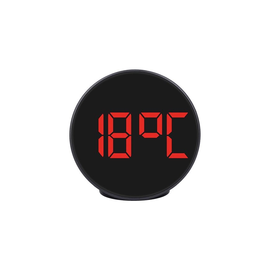 Relógio digital com alarme — alimentação 5 V ou 3x pilhas AAA