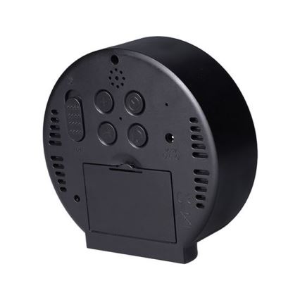 Relógio digital com alarme — alimentação 5 V ou 3x pilhas AAA