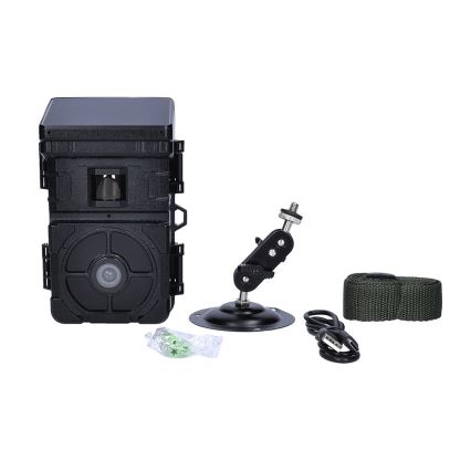 Câmara de captura com painel solar Full HD 1080p 2500 mAh IP65