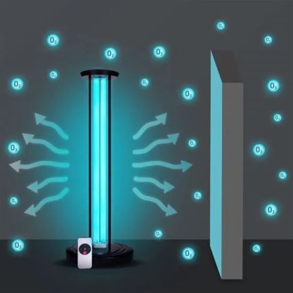 Candeeiro desinfetante livre de ozono UVC/38W/230V + controlo remoto