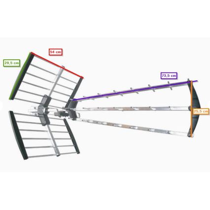 Antena exterior DVB-T/DVB-T2