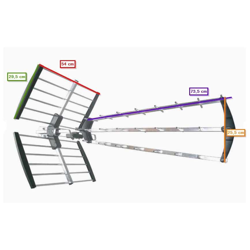 Antena exterior DVB-T/DVB-T2