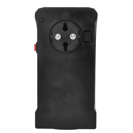 Mini ventoinha de tomada com elemento de aquecimento cerâmico 350W/230V