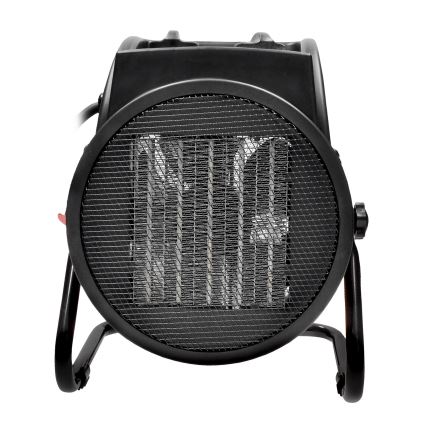 Ventilador de suelo con elemento calefactor cerámico 3000W/230V negro