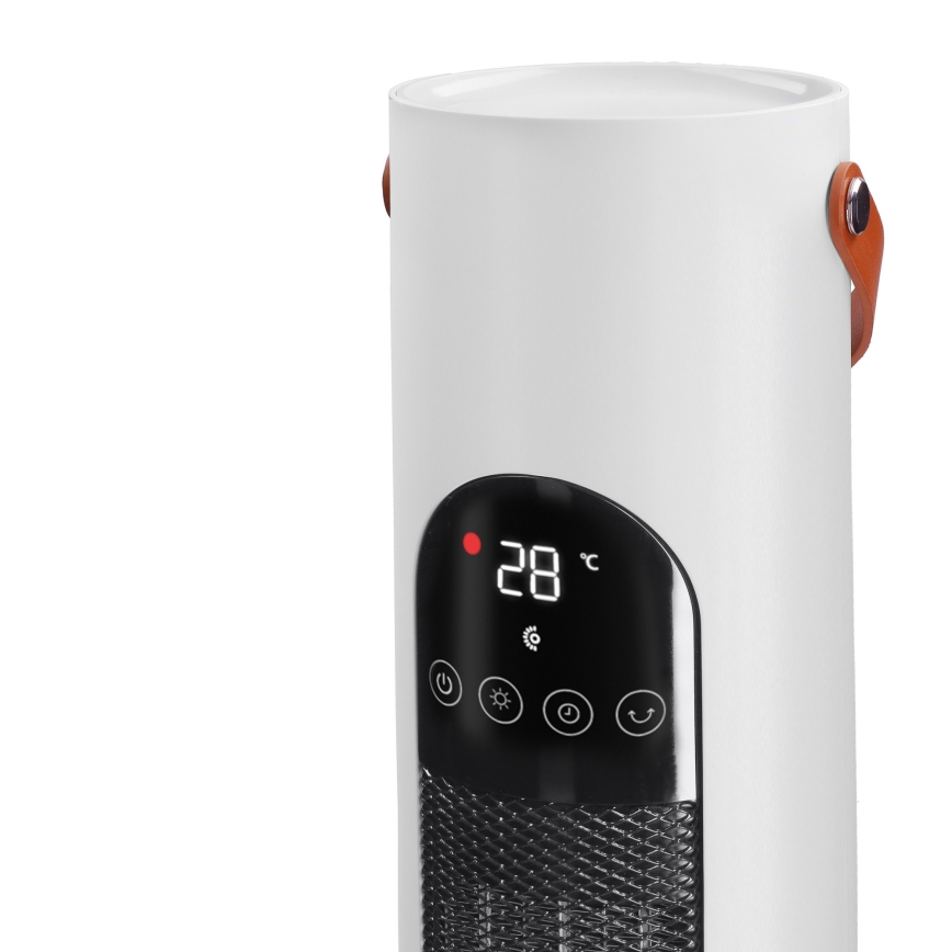 Ventilador de coluna com elemento de aquecimento 2000W/230V + telecomando