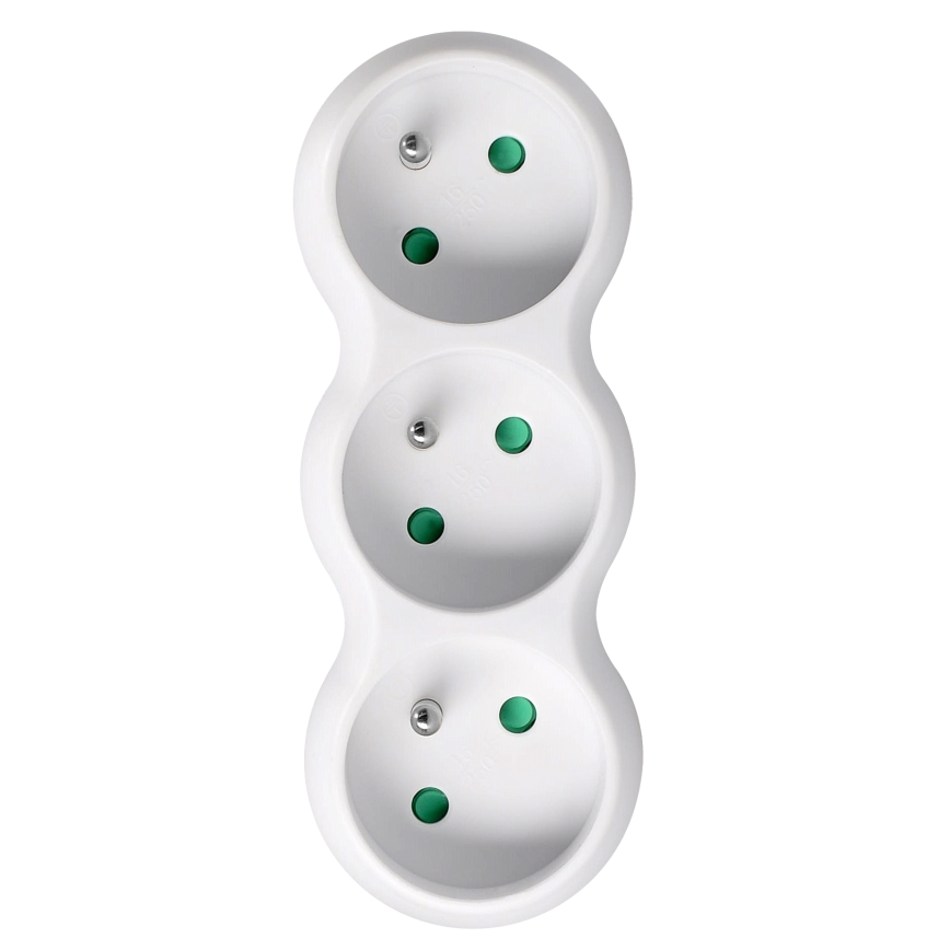 Divisor de tomadas 3x10A/230V